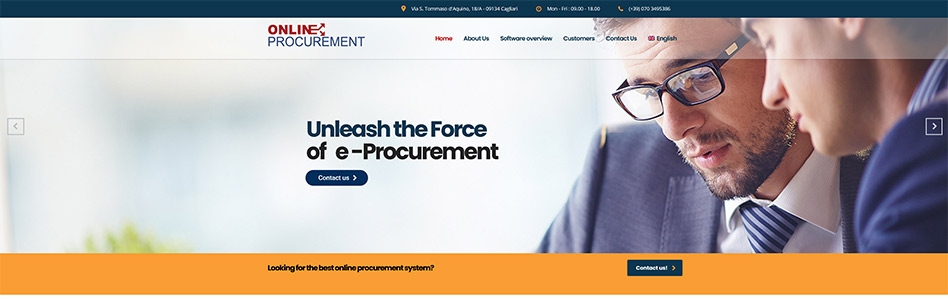 Nuovo sito Online Procurement: l’e-Procurement a livello internazionale