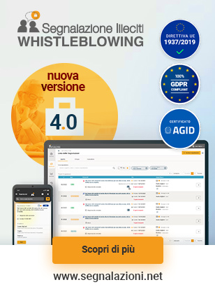 Release software Segnalazione Illeciti - Whistleblowing 4.0