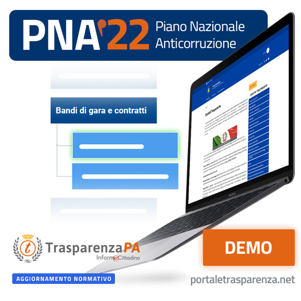 Software TrasparenzaPA aggiornato alle disposizioni del PNA 2022