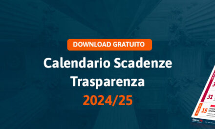 Pubblica Amministrazione: calendario scadenze Amministrazione Trasparente e Anticorruzione 2024-2025