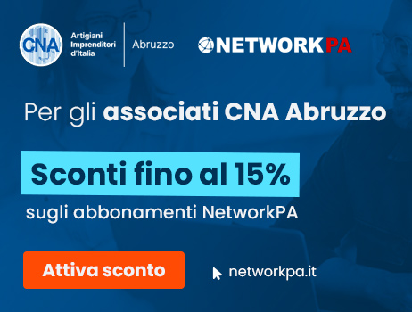 Convenzione CNA Abruzzo associati sconto abbonamenti NetworkPA