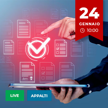 24 gennaio webinar live Gestione Contratto