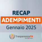 Adempimenti Trasparenza gennaio 2025, le scadenze da segnare sul calendario dei RPCT