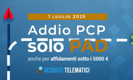 Stop alla PCP ANAC: dal 30 giugno 2025 obbligo di utilizzo delle PAD anche per gli affidamenti diretti inferiori a 5.000 euro