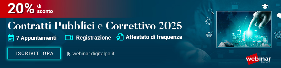 Iscriviti alla masterclass contratti pubblici e correttivo 2025