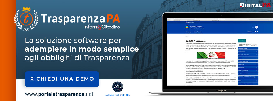 TrasparenzaPA convenzione ACN richiedi demo