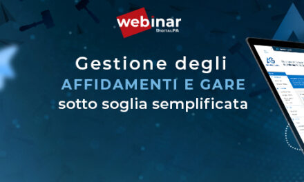 Webinar gratuito DigitalPA: gestire affidamenti diretti e procedure sotto soglia in modo semplice e conforme