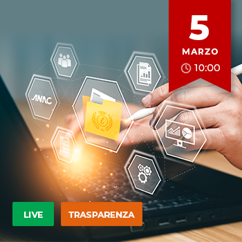 webinar live trasparenza amministrativa schemi ANAC