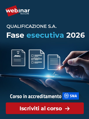 Corso qualificazione stazioni appaltanti fase esecutiva 2026