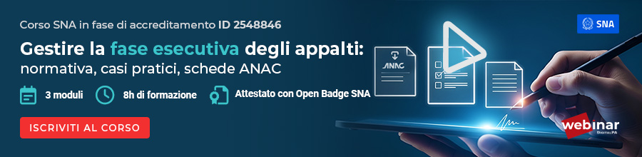 corso fase esecutiva negli appalti qualificazione stazioni appaltanti