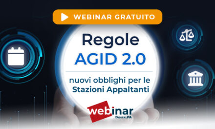 Regole AgID 2.0: il webinar gratuito sui nuovi obblighi per le Stazioni Appaltanti