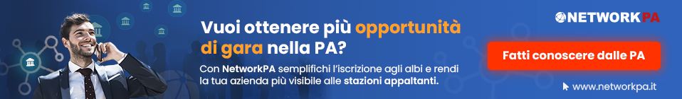 NetworkPA opportunità di gara nella PA - semplifica l'iscrizione agli albi e rendi la tua azienda visibile alle Stazioni Appaltanti