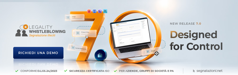Legality Whistleblowing di DigitalPA: nuova release 7.0