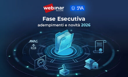 Gestione Fase Esecutiva contratti pubblici: i nuovi corsi di ottobre e novembre 2026 per la qualificazione delle Stazioni Appaltanti