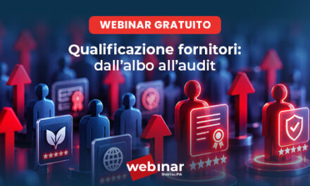 Valutazione dei fornitori e ISO 9001, come preparare la qualifica all’audit: webinar gratuito il 17 novembre